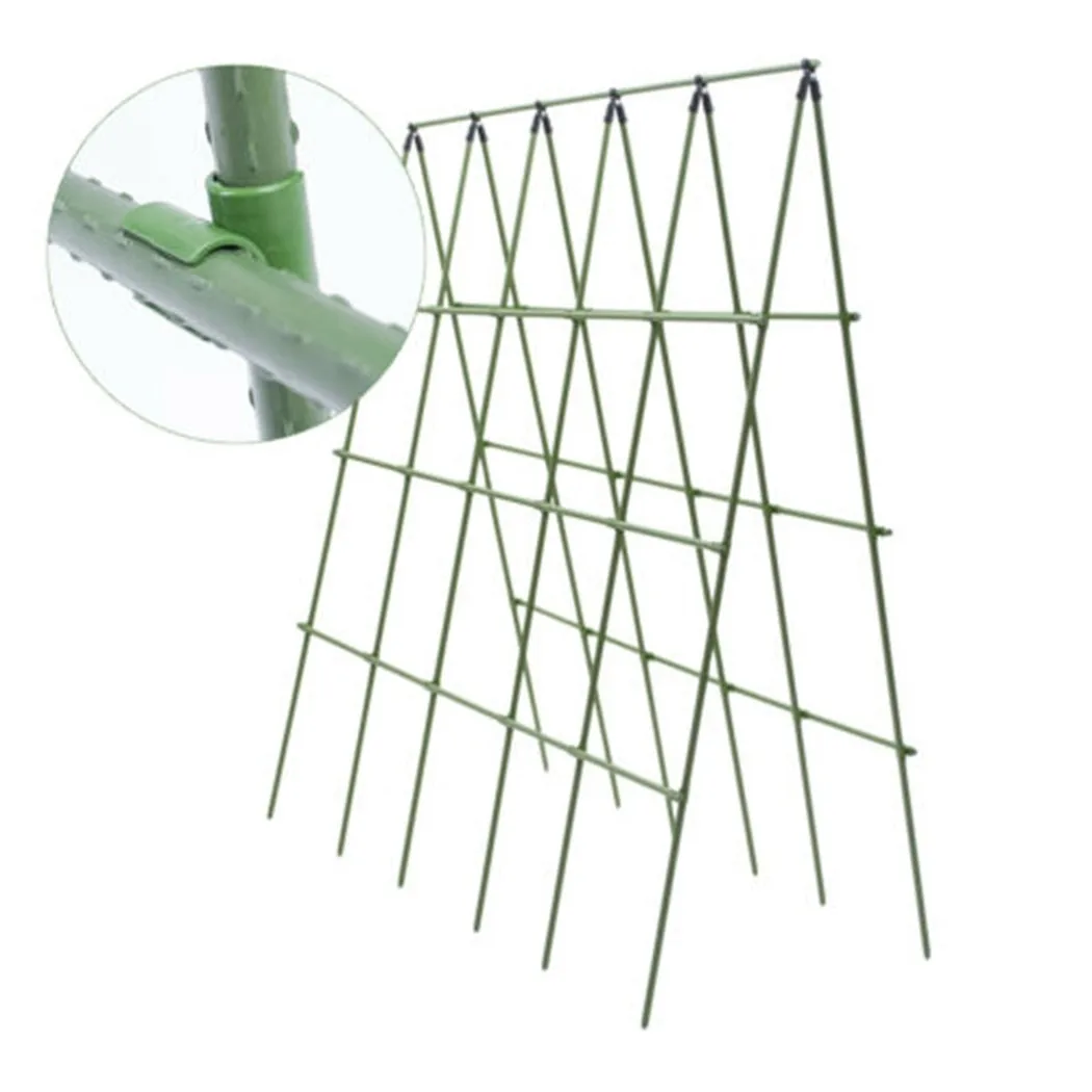 50pcs 11/16/20mm Plant Trellis Stake Clips For Fixed Frame Rod Greenhouse Film Bracket Sun Screen Rod Connector Climbing Pergola