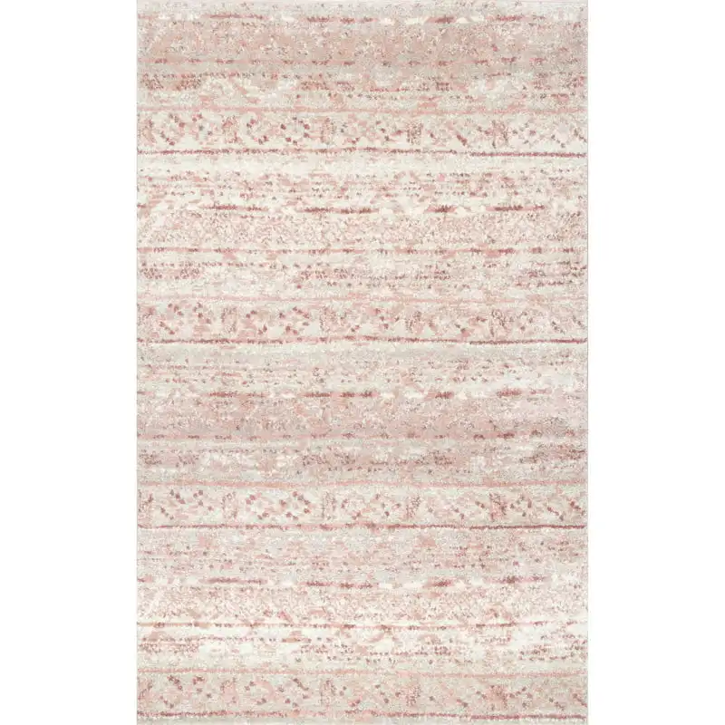 

Moroccan Hattie Area Rug, 4' x 6', Pink Play mat Carpet tiles Cute home decor Hallway runner rug Kitchen Mushroom Rainbow friend