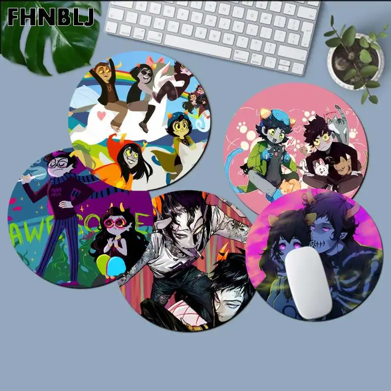 

FHNBLJ Top Quality Homestuck Rubber Mouse Durable Desktop Mousepad gaming Mousepad Rug For PC Laptop Notebook