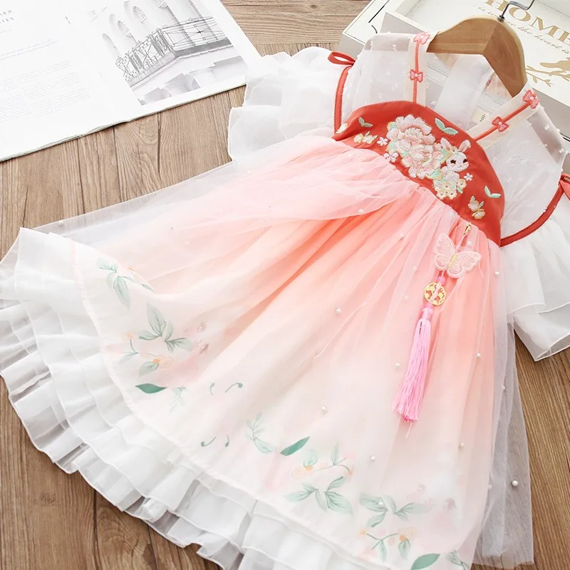 Традиционное платье ханьфу для детей древнего возраста китайская одежда девочек