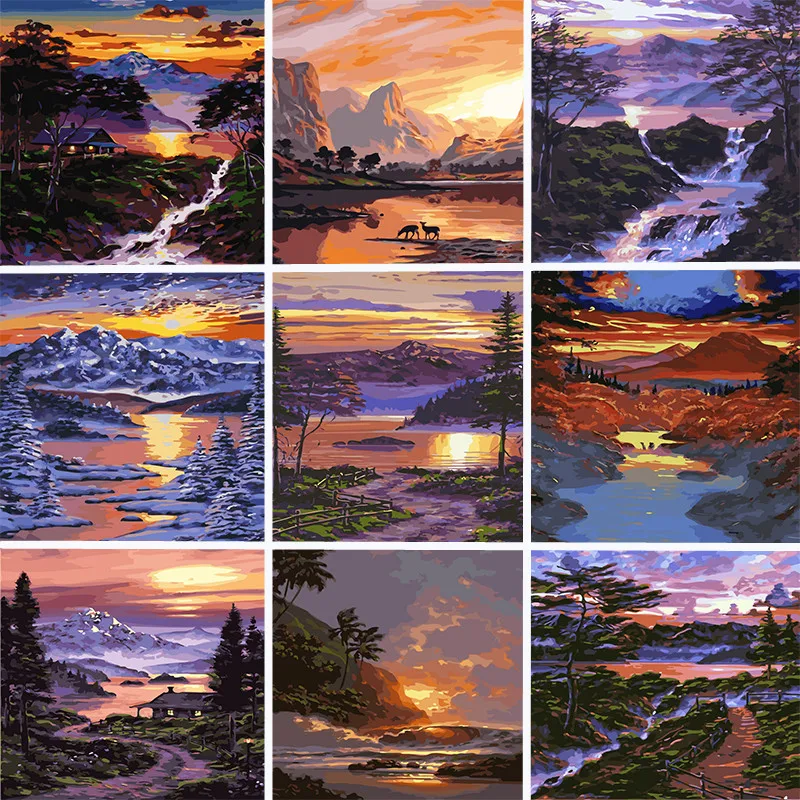 

Набор для рисования по номерам на холсте, 40 х50 см