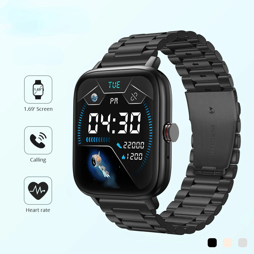 

2023 New Bluetooth Answer Call Smart Watch Men Full Touch Fitness Tracker IP67 Waterproof women