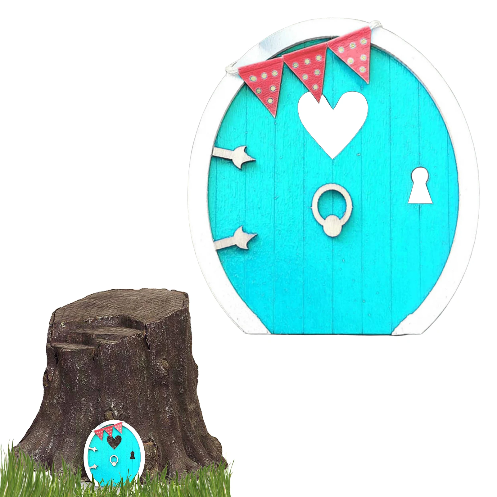 

Miniature Fairy Garden Door Fairy Doors For Trees Outdoor Fairy Garden Accessories For Outdoor Gnome Elf Door For Tree