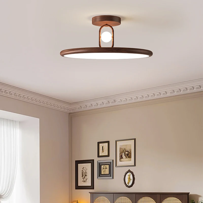 Простой новый китайский стиль простой потолочный светильник для спальни