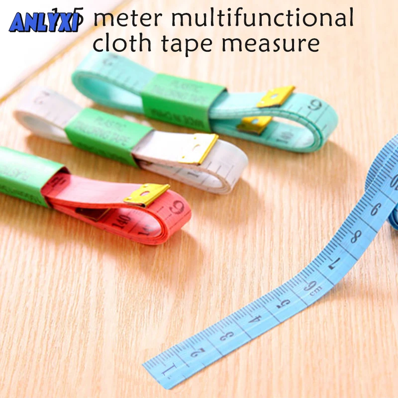 

Измерительная рулетка 150 см, выдвижной метрический ремень, красочная портативная линейка, сантиметр дюйма, линейка для детей по высоте, двойная шкала