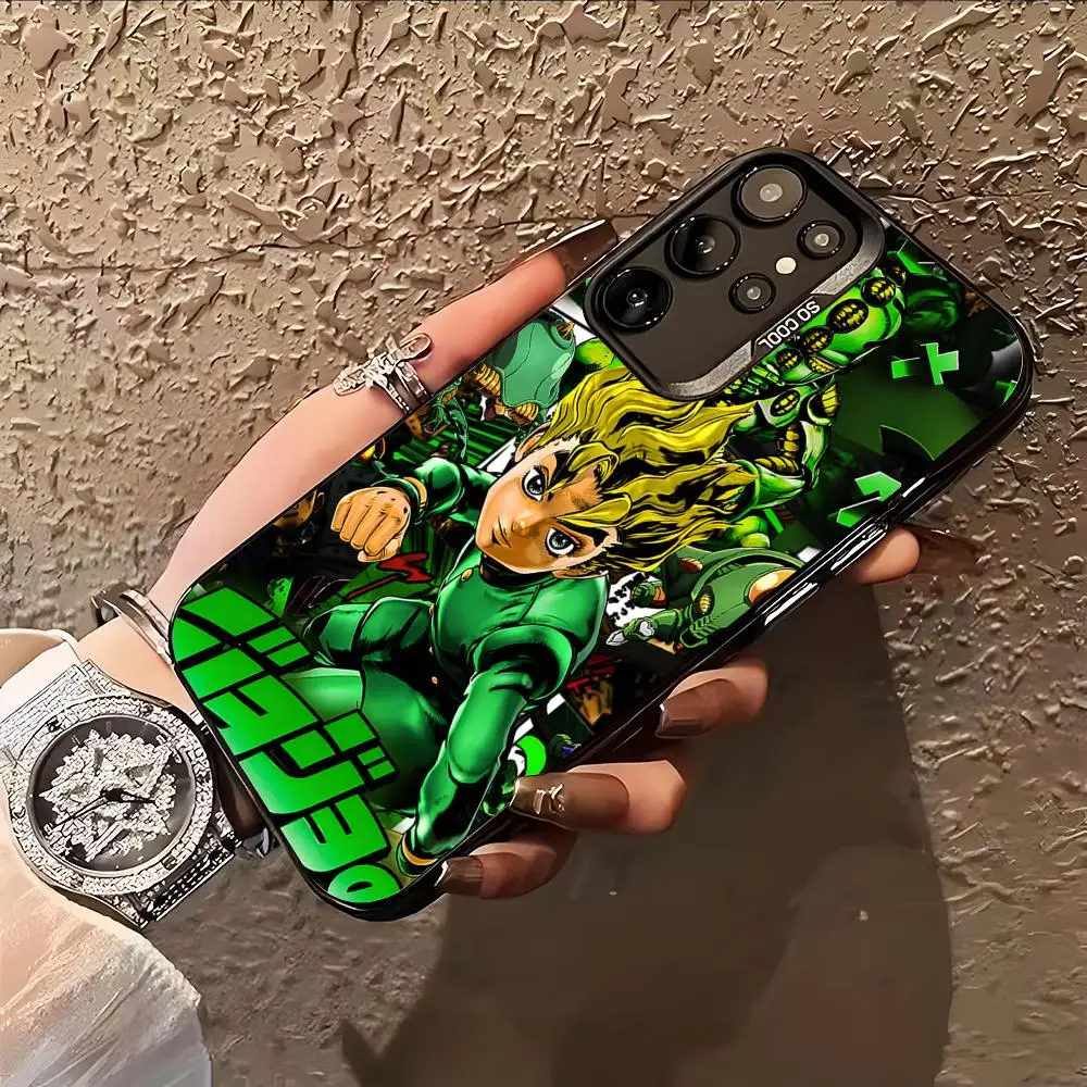 Фото Чехол JOJO Koichi Hirose для Samsung Galaxy S26 S25 S24 S23 S22 S21 S20 Note20 Plus Ultra, красочный серебристый чехол №5