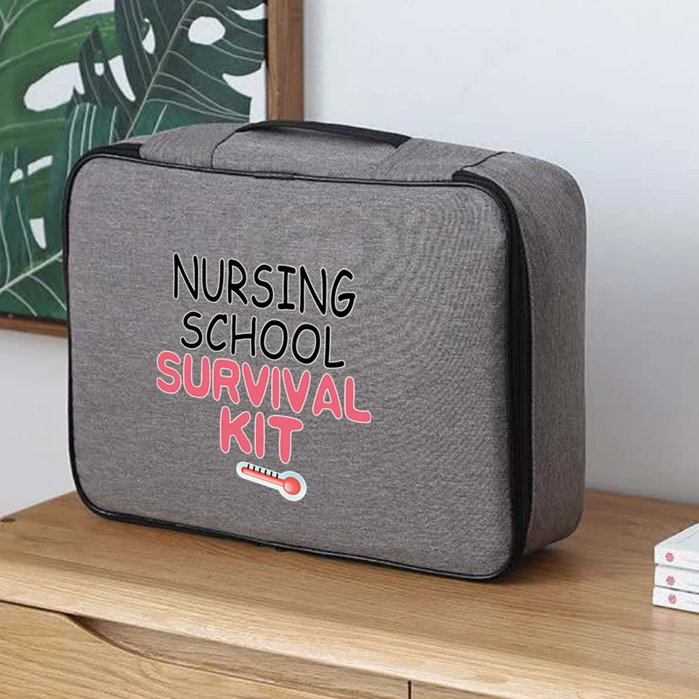 Multi-Layer Document Storage Bag Large Capacity Certificate Organizer Case Passport Briefcase Nurse Pattern File holder Case