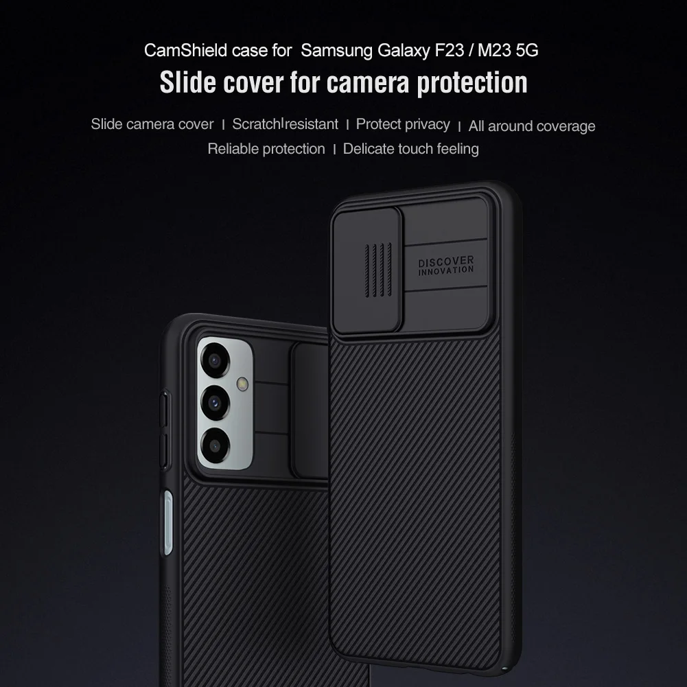 

NILLKIN CamShield Case For Samsung Galaxy F23 / M23 5G with Camera Protection Sliding Cover Back Shell