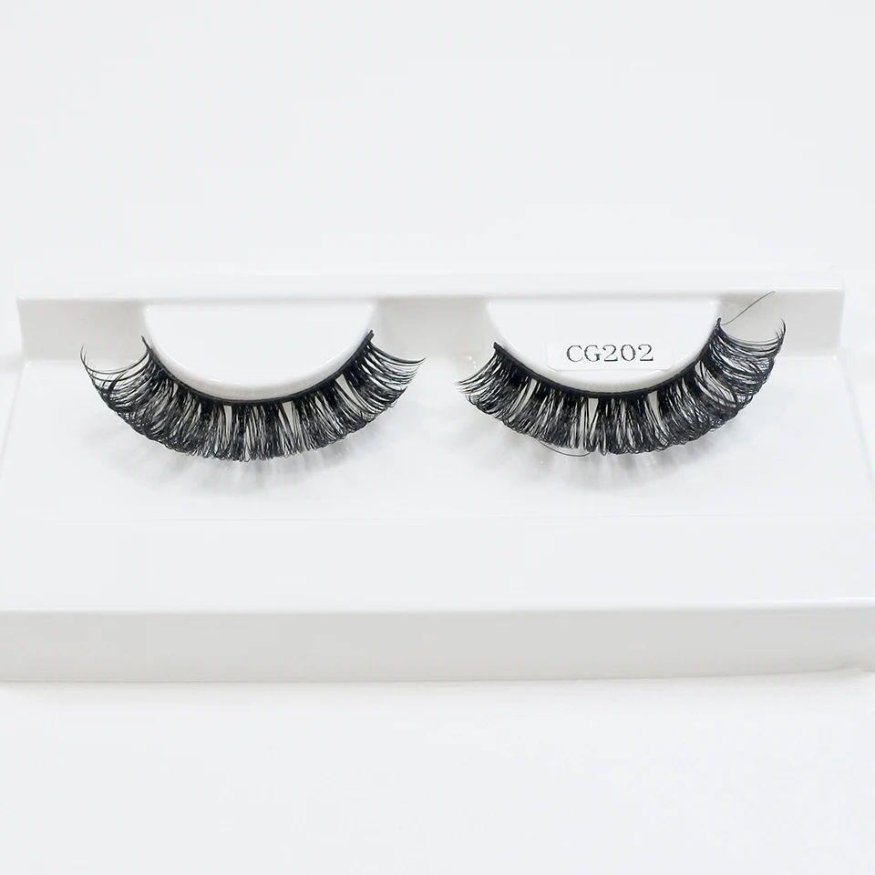 RED SIREN 10mm-18mm Fluffy Natural Long Faux Mink Russian Strip Lashes | False Eyelashes