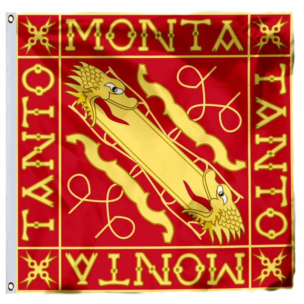 Флаг Испании Королевского сгиба католических морасков (обратный) 4x4 фута 120x120 см