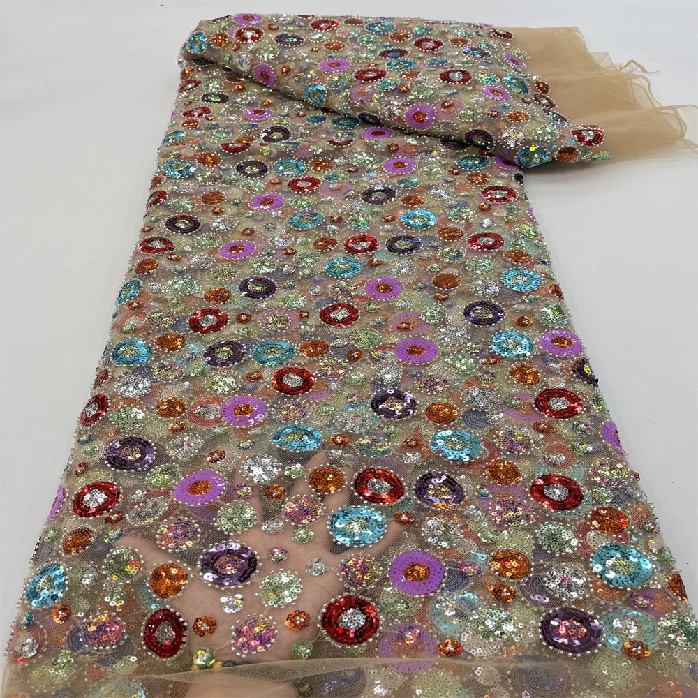 

Новейшие африканские Французские тюлевые кружева 2023, высококачественные кружева с блестками, нигерийские кружевные ткани для свадебного платья