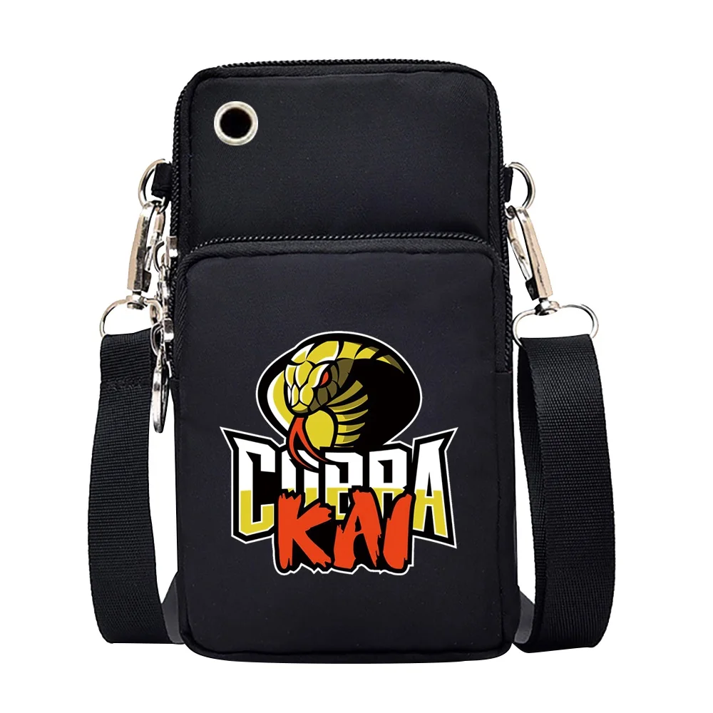 

Universal Mobile Phone Bag Iphone 11 13/xiaomi Shoulder Cross-body Package Women Sport Pouch Unisex Arm Wrist Bags Cobra Print