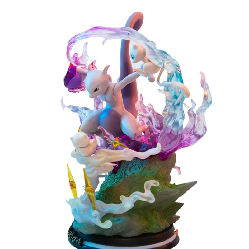

Pokemon Mewtwo Anime Figure Evolution Evolution Group Figurine Figma GK PVC 26cm Statue Collection Toys For Boys Gift Kids Doll