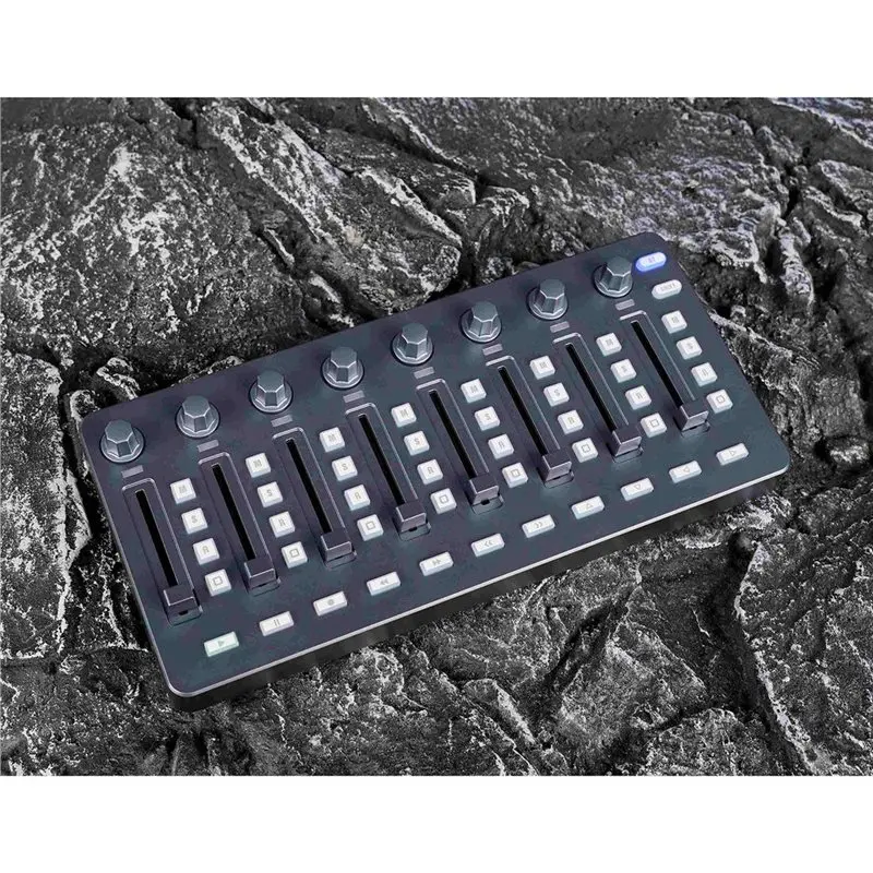 Фото Беспроводной DAW-контроллер M-VAVE SMC Mixer Gray с 8 ручками и 8 фейдерами, Bluetooth, USB для создания музыки и живых выступлений №3
