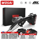 Пила цепная WOSAI, 20 в, 6 дюймов, портативная, электрическая