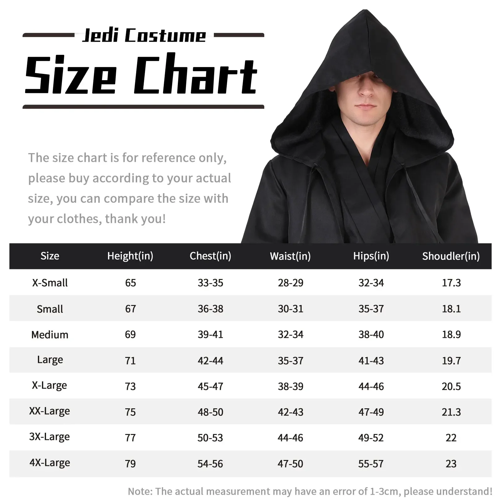 Cafele туника на Хэллоуин костюм для косплея рыцарь-джедай коричневый белый халат с