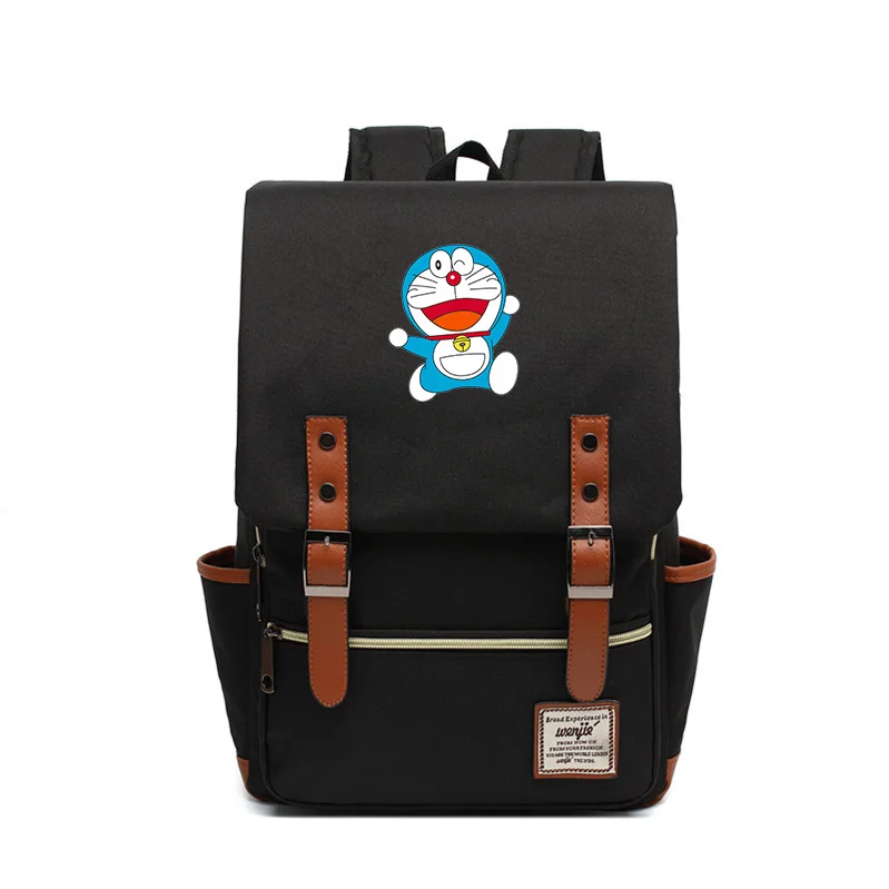 

Мультяшный рюкзак Doraemon, школьная сумка для мальчиков и девочек, сумка для ноутбука для подростков, женские и мужские рюкзаки, повседневный д...