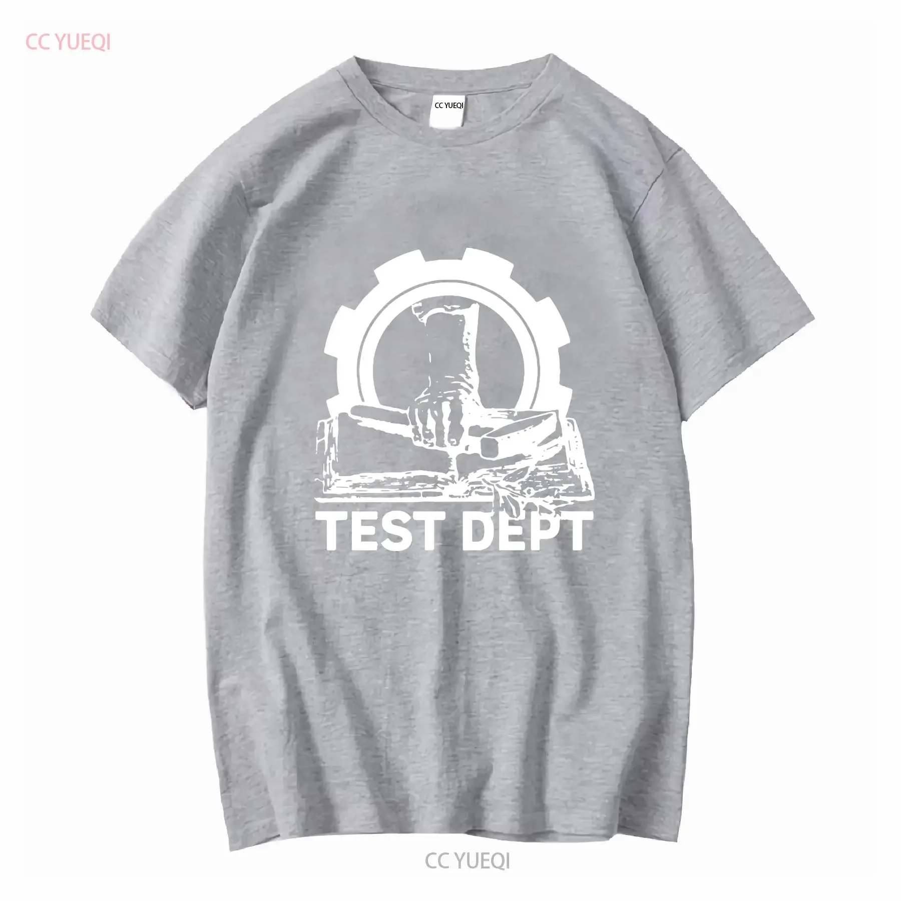 Фото Футболка Test DepT Industrial Laibach Throbbing Gristle Coil Psychic Tv с длинными или короткими рукавами, винтажная, с эффектом потертости, дышащая, мягкая №4