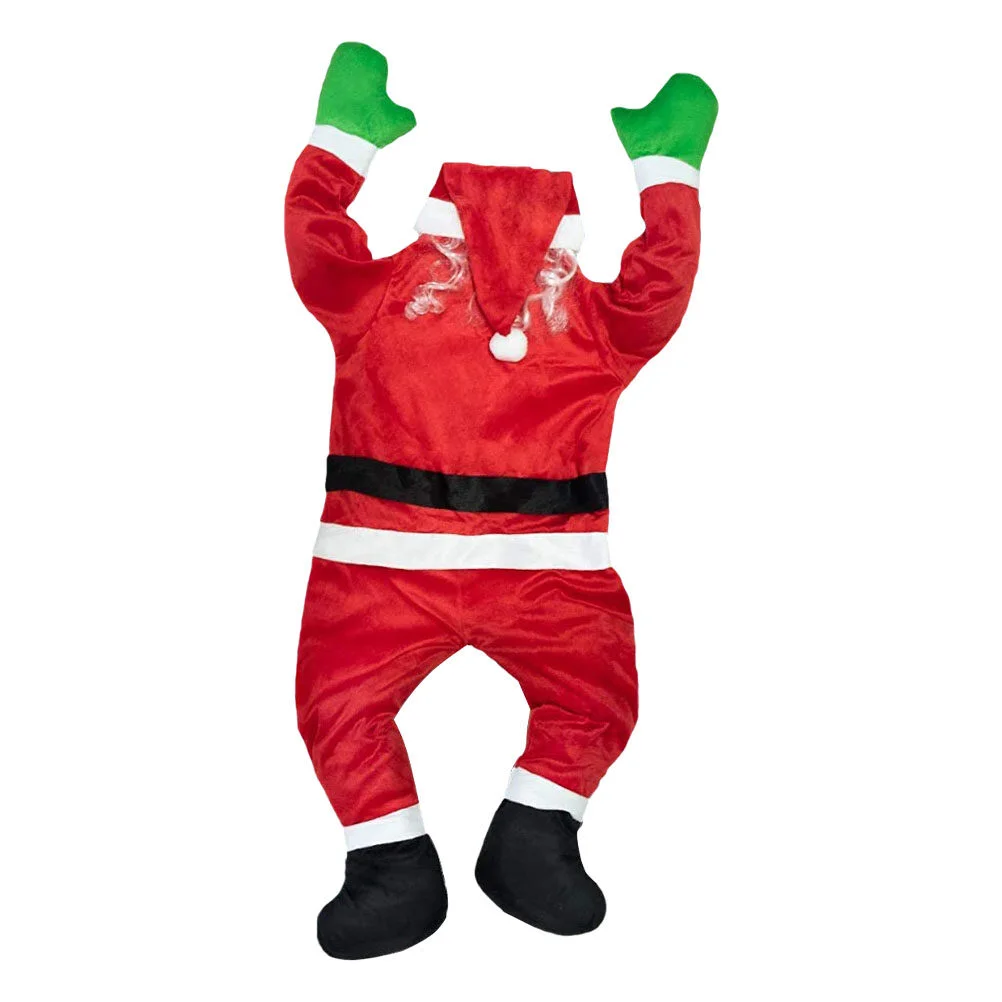 

Hanging Window Santa Claus Decor Indoor Figurines For Outdoorsation Climbing Astetic Room Decorationsations