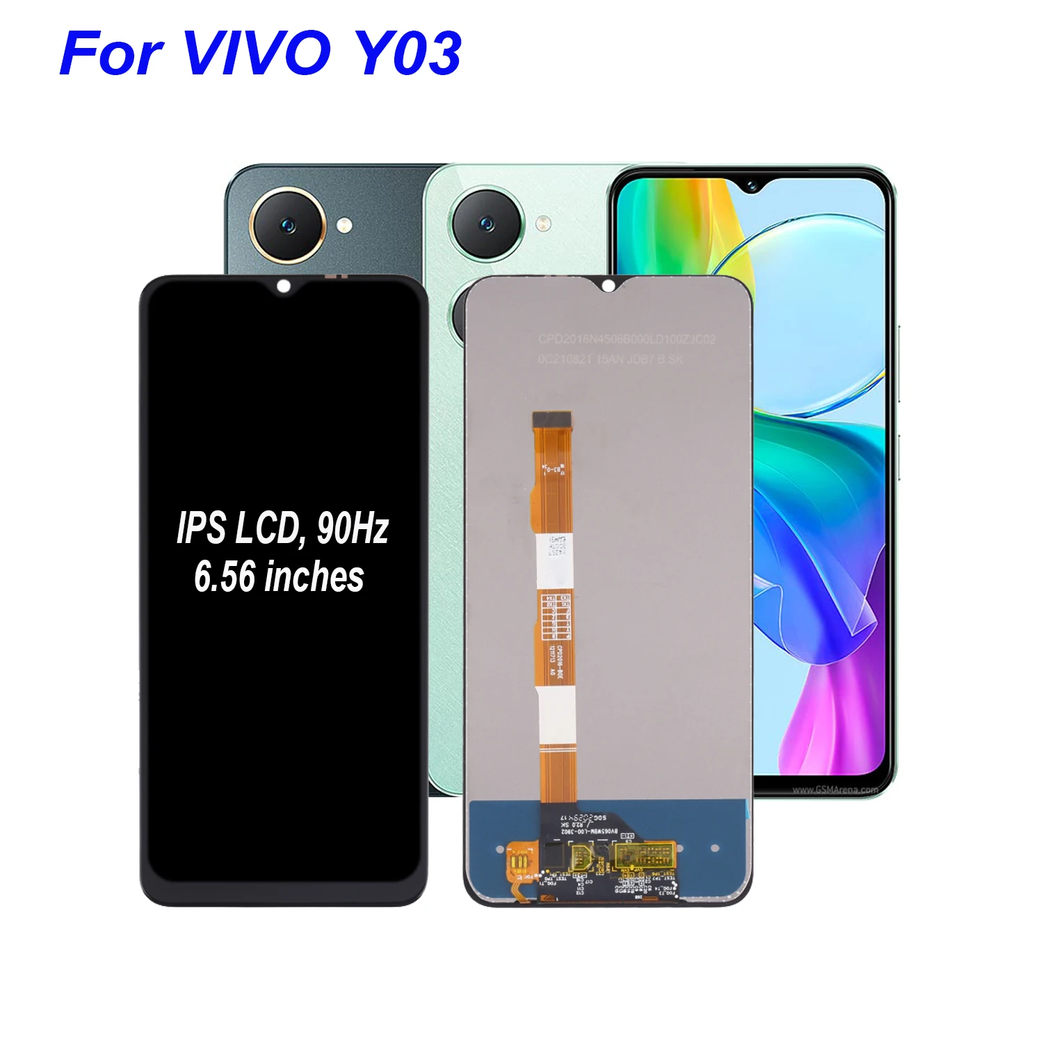 Запасные части для ЖК-дисплея VIVO Y03 IPS 90 Гц