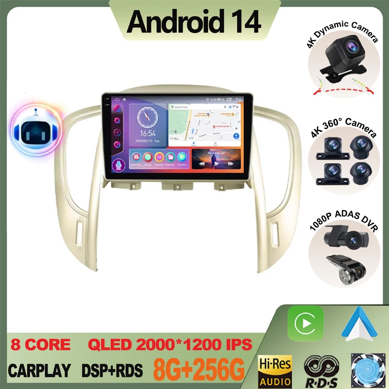 Автомагнитола на Android для Buick LaCrosse 2009-2013 мультимедийный видеоплеер с GPS-навигацией