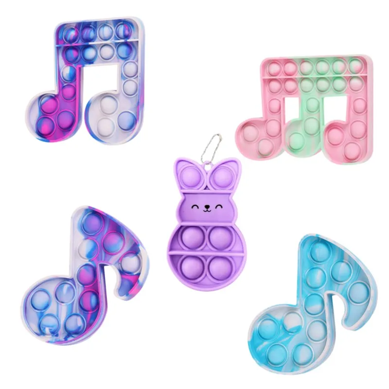 

Fidget Toys Pack Its Antistress New Push Bubble Rainbow Pops For Hands Popins Squishy Musical Note Reliver Stress For Adults