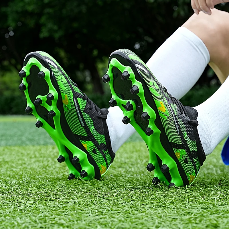 Men Society Football Boot Outdoor Sports Turf Training Soccer Shoes Free Shipping Teen Football Tournament Shoes images - 6