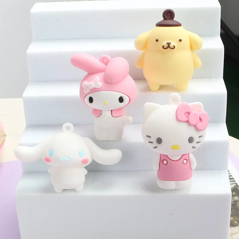

Melody Cinnamoroll Kuromi кукольная серия Милый и милый клей для кремов чехол для канцелярских принадлежностей брелок Diy аксессуары