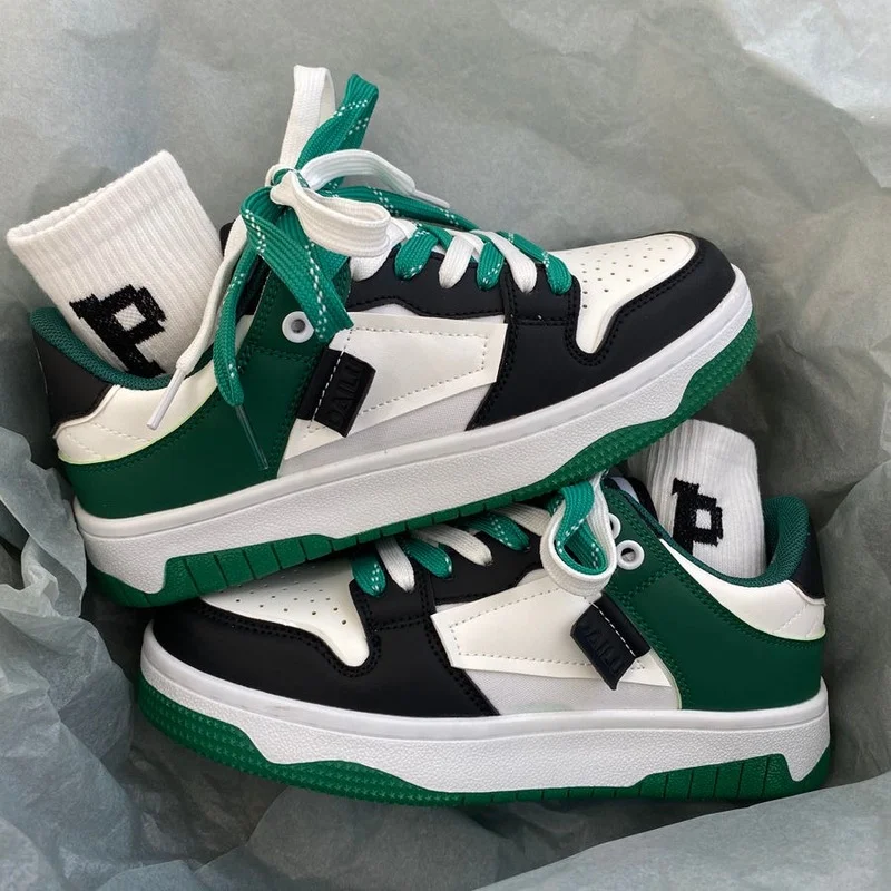 

Женские холщовые кроссовки, зеленые спортивные кроссовки на вулканизированной подошве, повседневная обувь на платформе для бега и тенниса, дизайнерская модная обувь в стиле "Лолита", корейский стиль, 2022