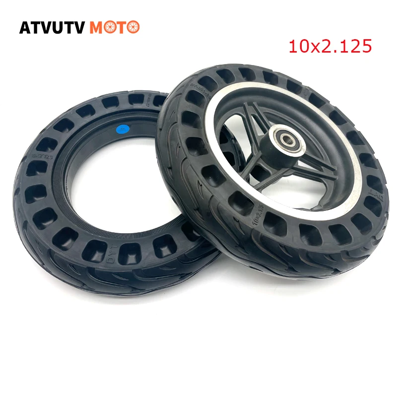 

10x2.125 Honeycomb Solid Tyre With Rims For Smart Electric Balancing Scooter 10 Inch Electric Scooter Tubeless Wheel Solid Tire