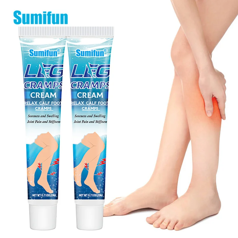 

Sumifun Leg Cramps Pain Relief Cream Muscle Spasms Massage Medicine for Calf Cramp Twitch Reliever Cream Leg Massage Ointment