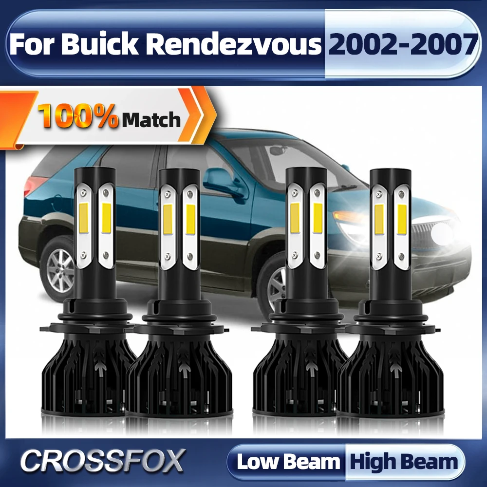 

Canbus LED Headlight 240W 40000LM 9005 9006 HB3 HB4 Turbo Lamp 12V 6000K For Buick Rendezvous 2002 2003 2004 2005 2006 2007