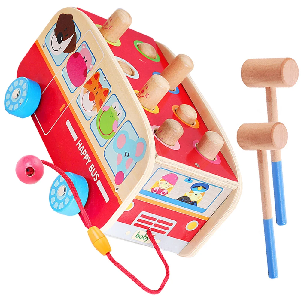 

Toy Kids Accessory Wooden Interactive Toys Children Whack Game Plaything Interesting Toddler