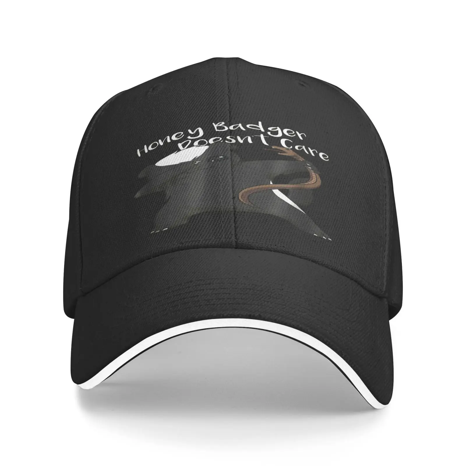 

Honey Badger Doesnt Care Dabbing Men's Caps Cap Male Hat Cap Hat Women's Baseball Cap Beanies For Men Summer Bucket Hat Brazil