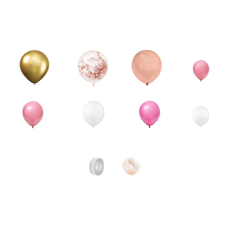 

Гирлянда с воздушными шарами, украшение для детского дня рождения, свадьбы, дня рождения, шар с конфетти, латексный шар