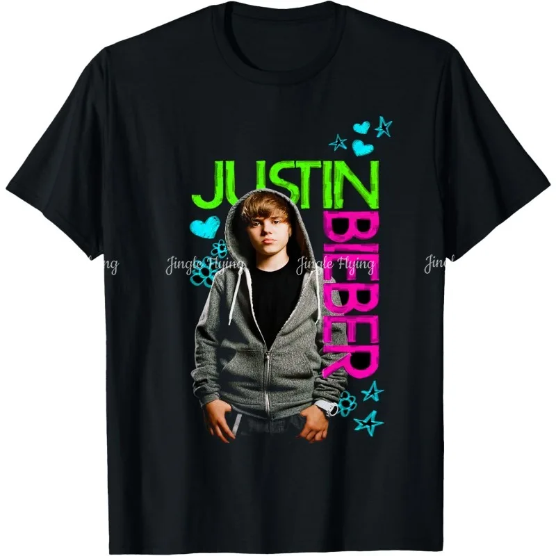 Черная футболка Джастина Бибера