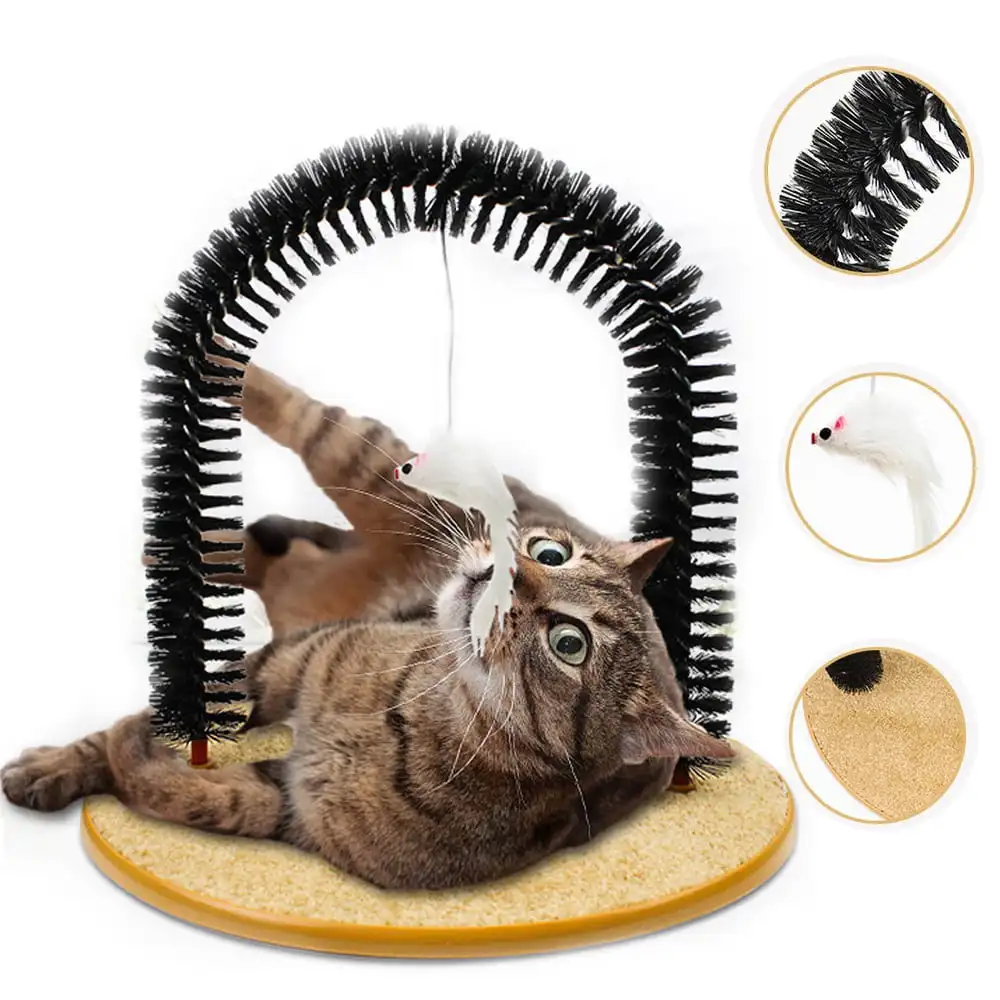 

Toy Cat Rubbing Brush Arch Pet Tickling Toy Training Toys Pet Accessories