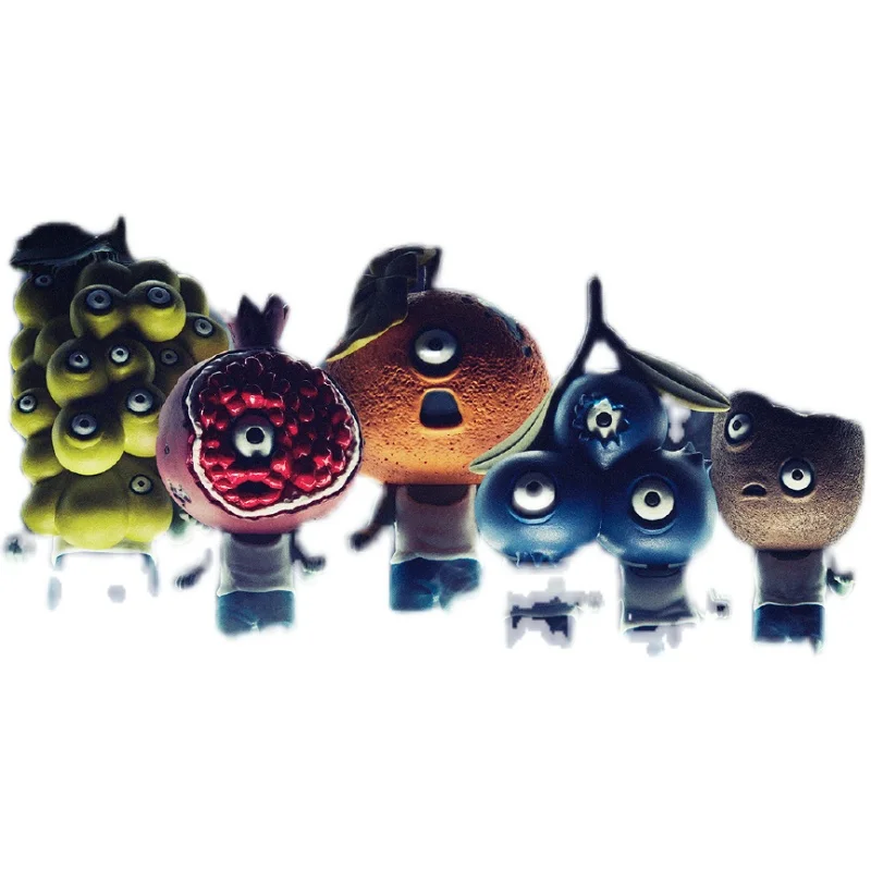 Капсульные игрушки Фрукты Zombiey орнаменты искусственный киви виноград оранжевый