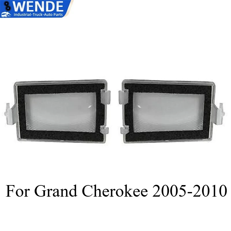 

OEM 68020954AB 68020955AB 1 пара линз освещения заднего номерного знака для Grand Cherokee 2005-2010