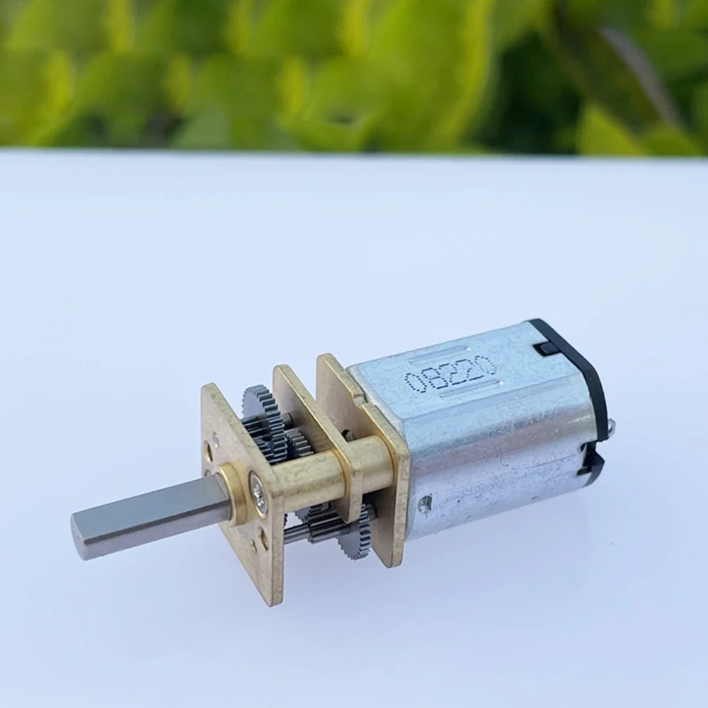 

DC 3V 3.7V 5V Micro GA12-N20 Gear Motor 28RPM-68RPM Long-axis Low-speed All-metal Gearbox Large Torque for Electric Smart Car