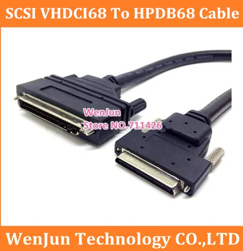 Кабель для передачи данных SCSI VHDCI68 к HPDB68, внешний адаптер, кабель VHDCI 68 к HPDB 68, соединительный кабель 1,5 м