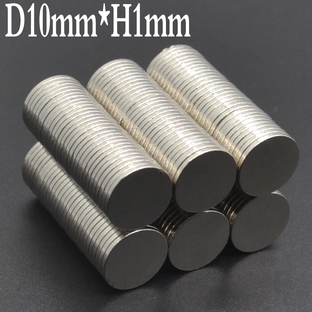 

5-5000Pcs 10x1 Neodymium Magnet 10mm x 1mm N35 NdFeB Round Super Powerful Strong Permanent Magnetic imanes Disc 10x1mm 10MM*1MM