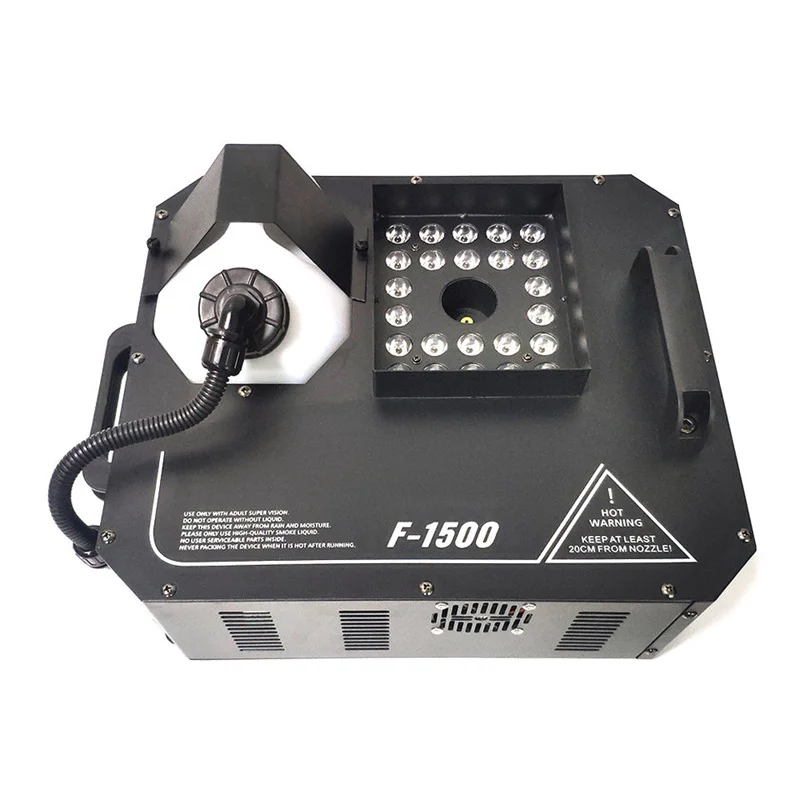Фото Новый светодиод 1500 Вт DMX 512 UP Fog Machine Свадебная домашняя вечеринка Дискотека CW-YJ1500U №2