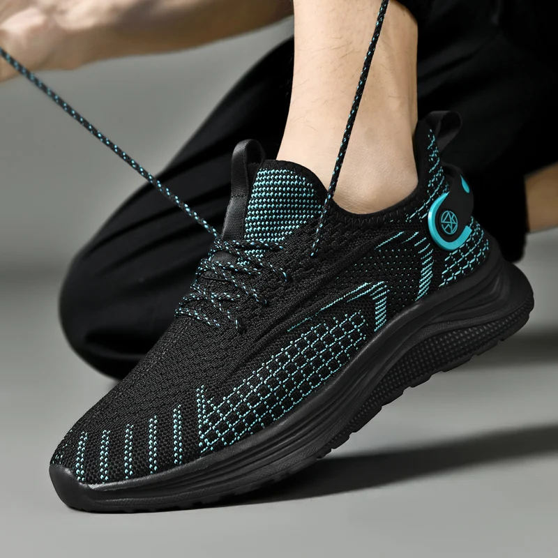 Man Sneakers 2023 Spring Non-slip Casual Shoes Mesh Breathable Walking Lightweight Running Sports Shoes