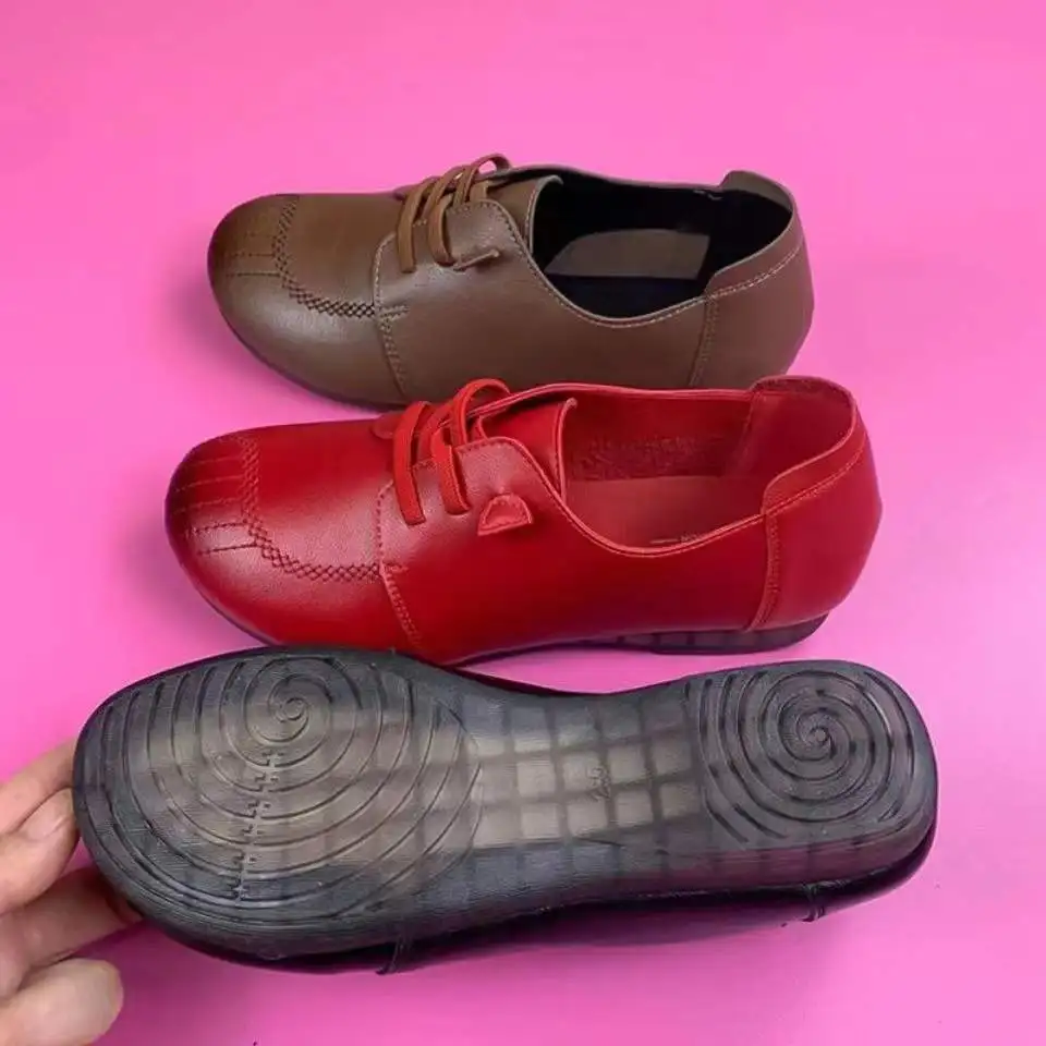 New Arrivals Simple Spring and Autumn Leisure Mother Non-slip Comfortable Soft Bottom Soft Surface Flat Shoe Daily Women's Shoes