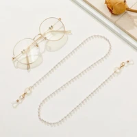 fashion glasses chain for women pearl mask chain gold alloy sunglasses lanyard holder mask strap hang on the neck jewelry gift