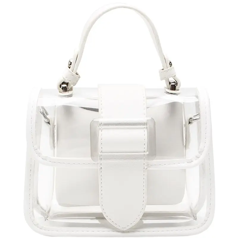 

Women Girls Handbag Transparent Shoulder Bag Crossbody Summer Beach Purse