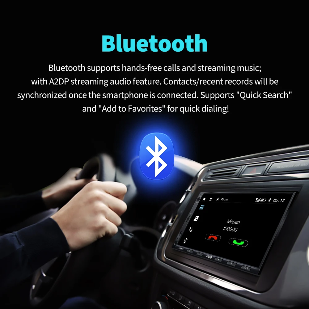 Мультимедийная магнитола ATOTO F7 WE универсальная стерео-система на Android с 7