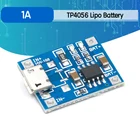 100 шт. TP4056 1A литий-полимерная батарея, зарядная плата, модуль зарядного устройства, литиевая батарея, аккумулятор сделай сам, микро-порт, Майк, USB, новое поступление