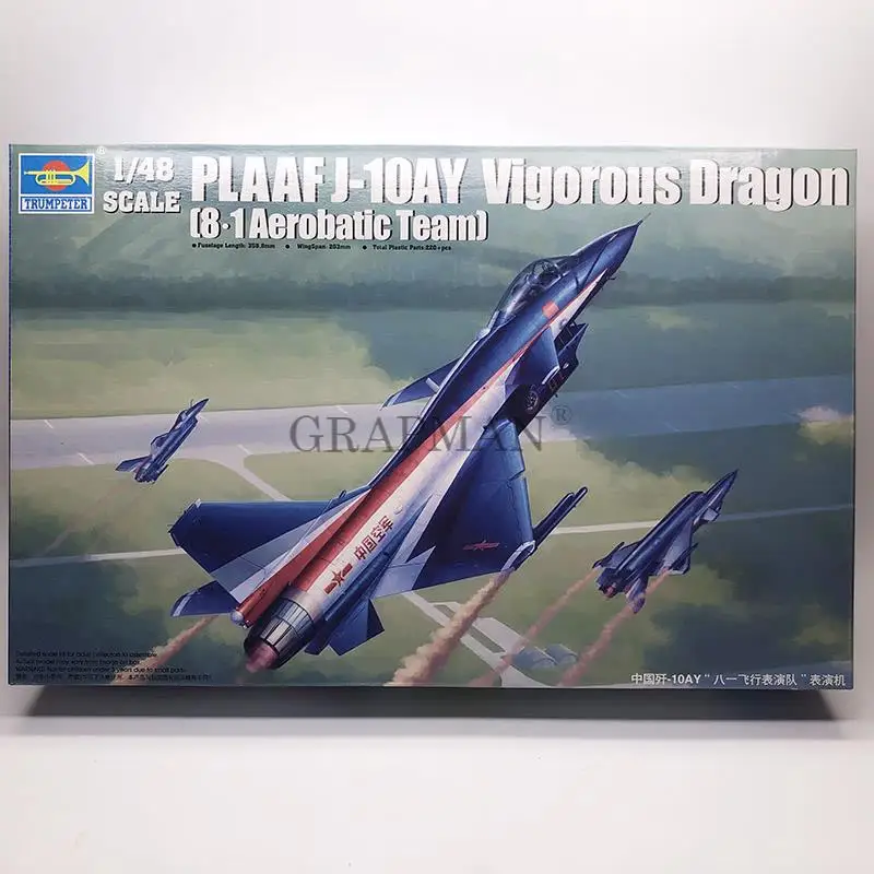 

1:48 в китайском стиле ВВС J-10AY хищников военный самолет модель сборки